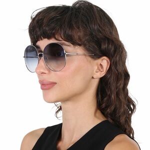 FERRAGAMO Salvatore Blue Round Ladies Sunglasses